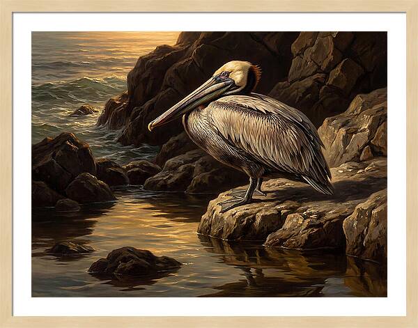 Pelican By The Shore