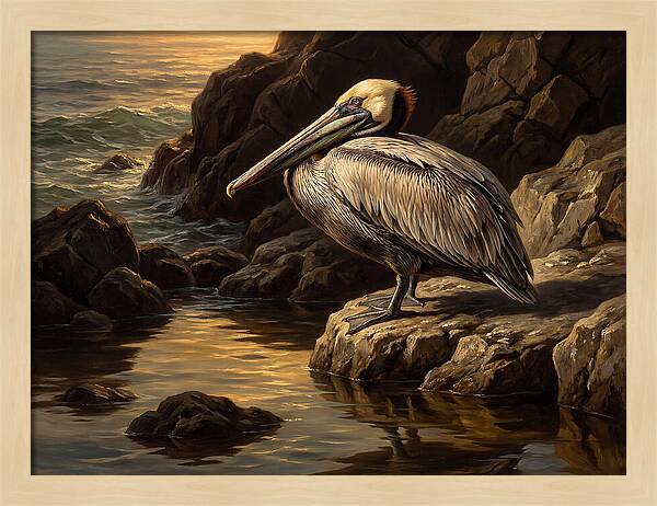 Pelican By The Shore