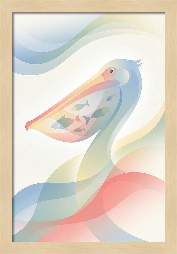 Pelican Swallowing Fish