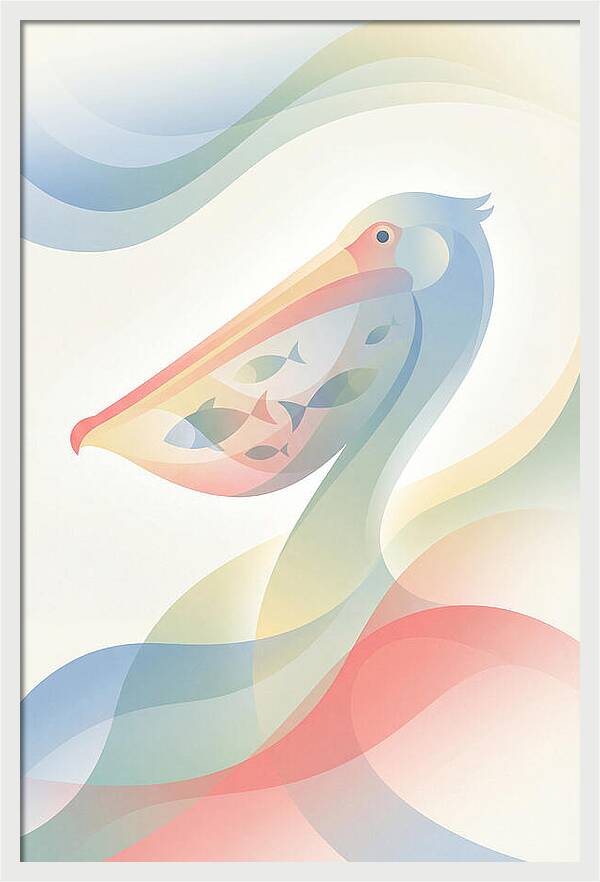 Pelican Swallowing Fish