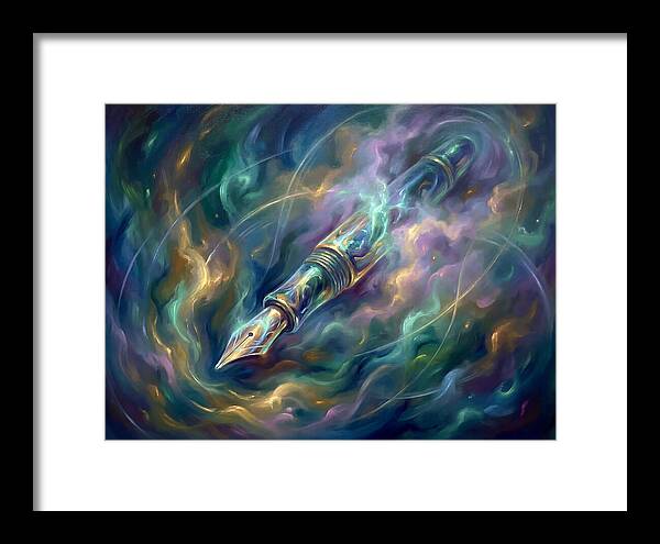 Pen In Cosmic Swirl