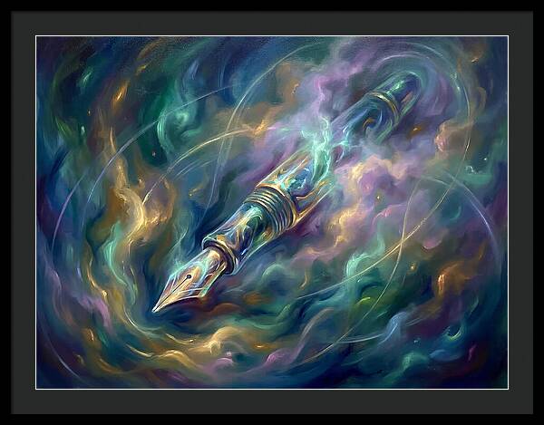 Pen In Cosmic Swirl