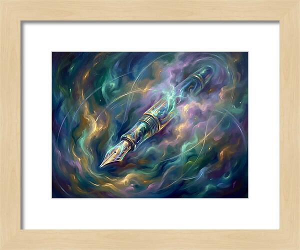Pen In Cosmic Swirl