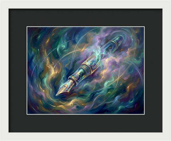 Pen In Cosmic Swirl