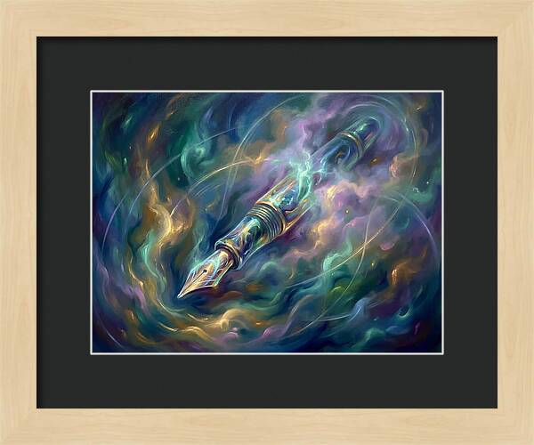 Pen In Cosmic Swirl