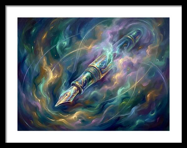Pen In Cosmic Swirl