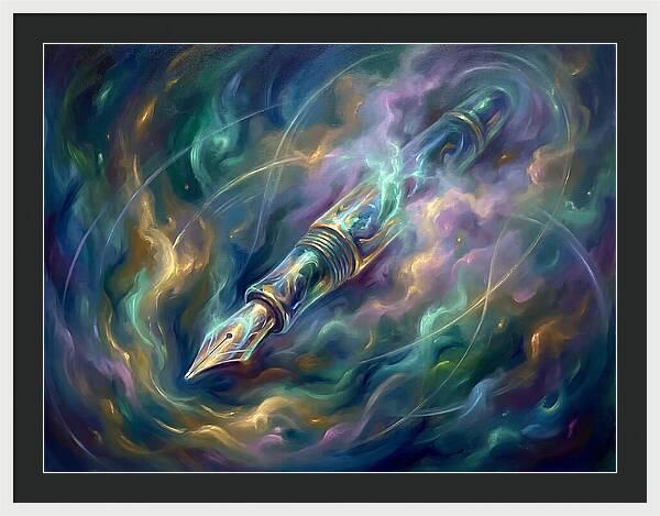 Pen In Cosmic Swirl