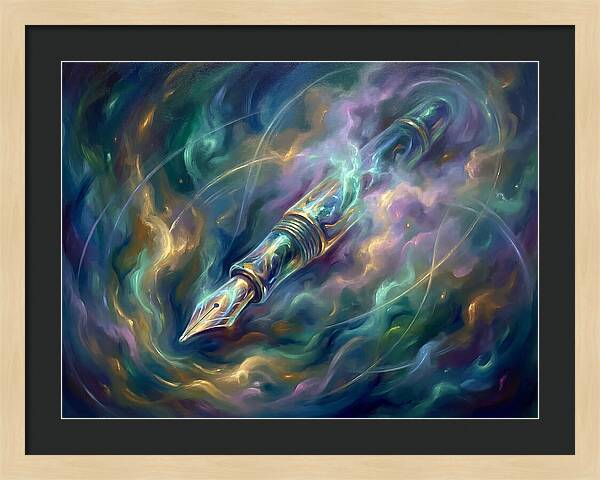 Pen In Cosmic Swirl