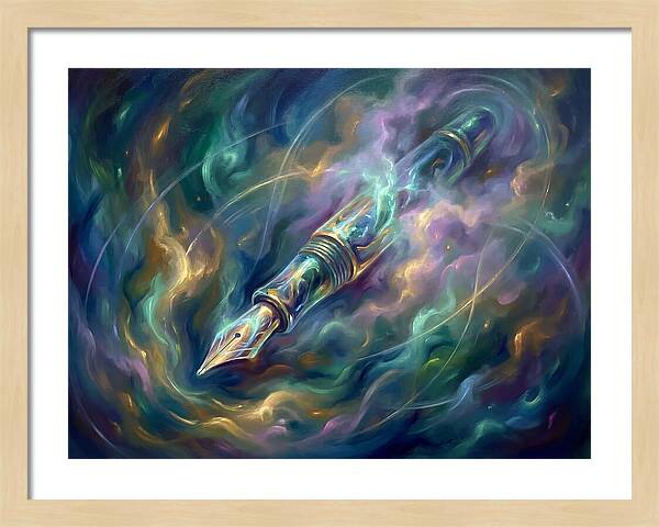 Pen In Cosmic Swirl