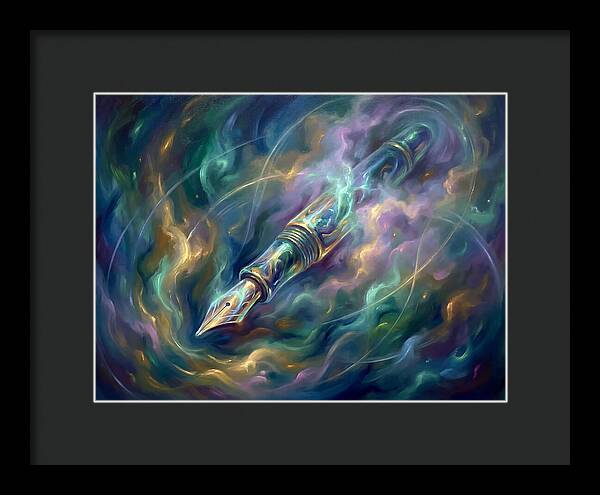 Pen In Cosmic Swirl