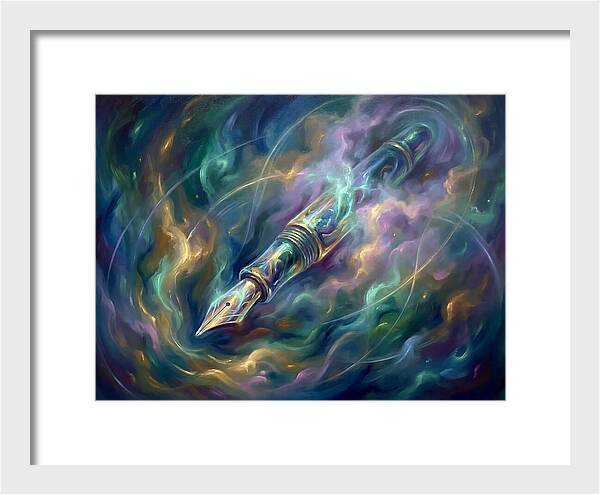 Pen In Cosmic Swirl