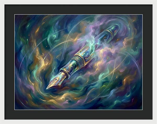 Pen In Cosmic Swirl