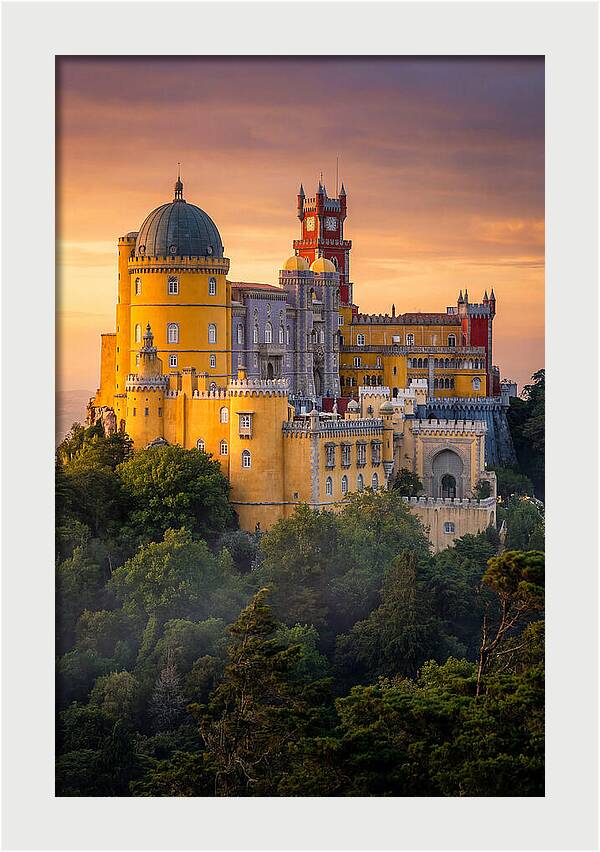 Pena Palace At Golden Hour