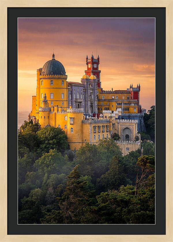 Pena Palace At Golden Hour