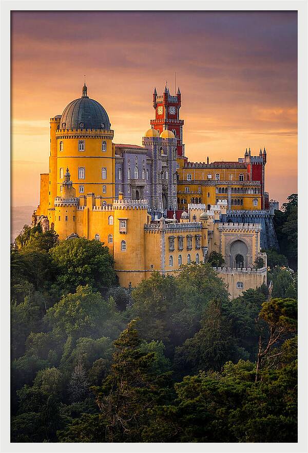 Pena Palace At Golden Hour