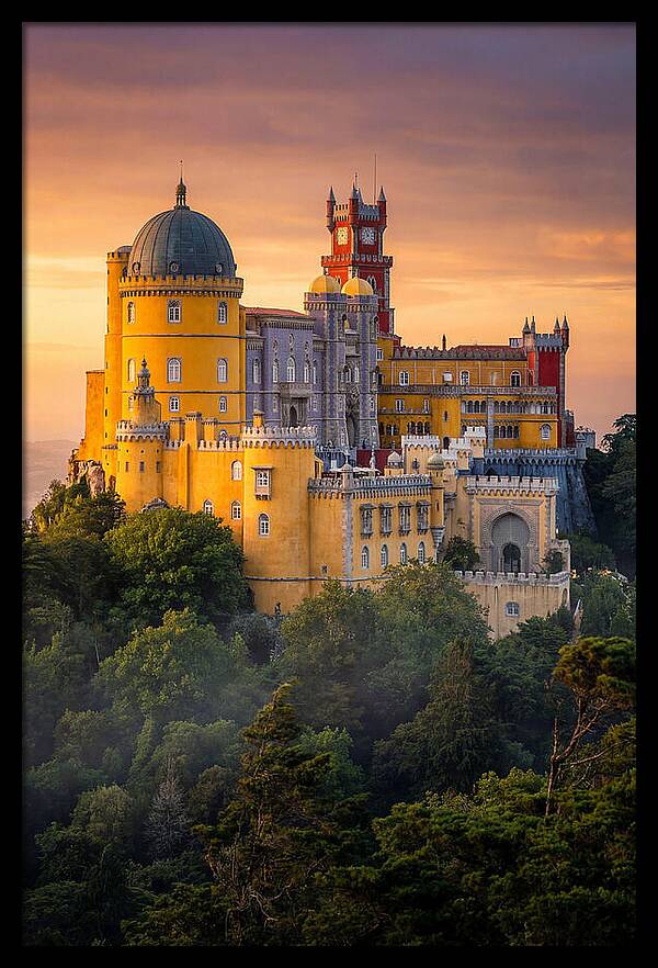 Pena Palace At Golden Hour