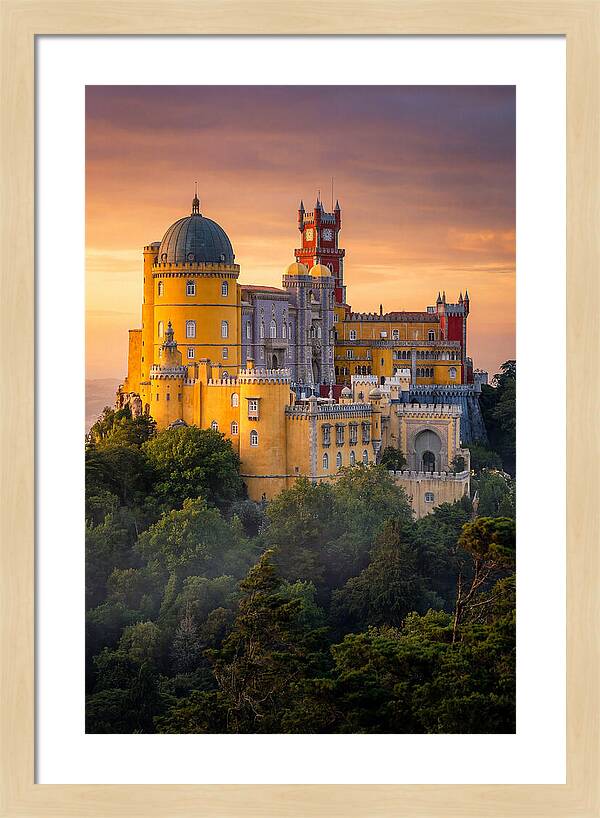Pena Palace At Golden Hour