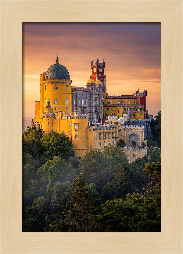 Pena Palace At Golden Hour