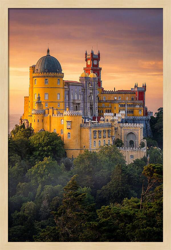 Pena Palace At Golden Hour