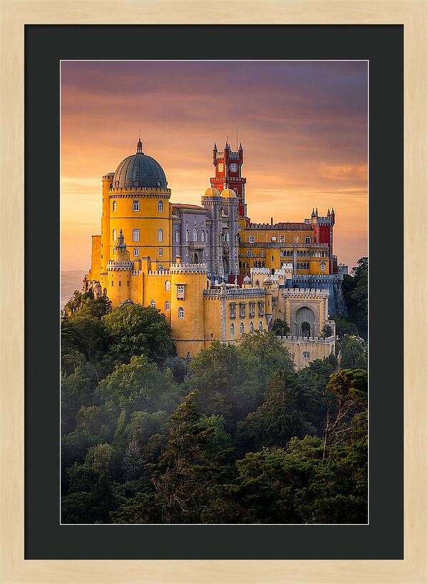 Pena Palace At Golden Hour