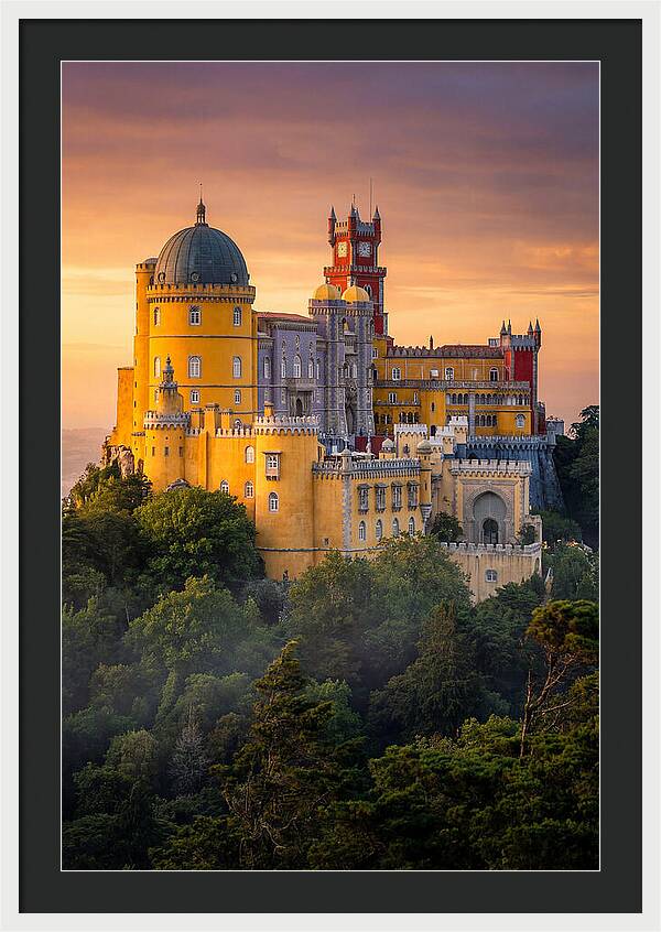 Pena Palace At Golden Hour