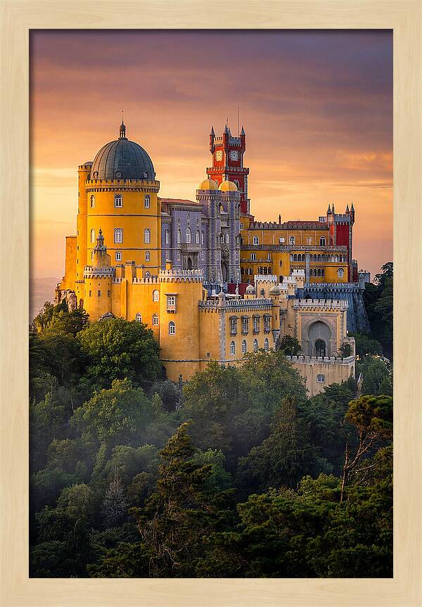 Pena Palace At Golden Hour