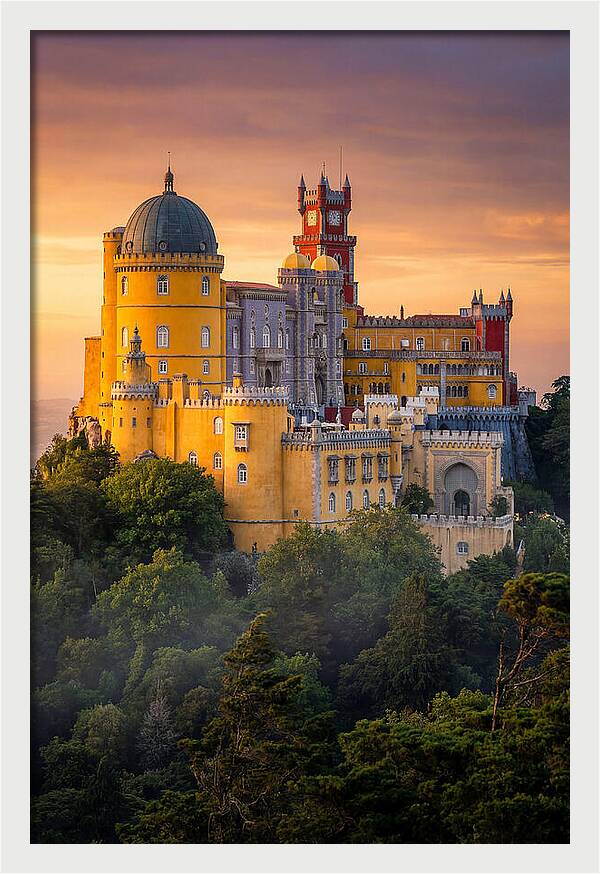 Pena Palace At Golden Hour