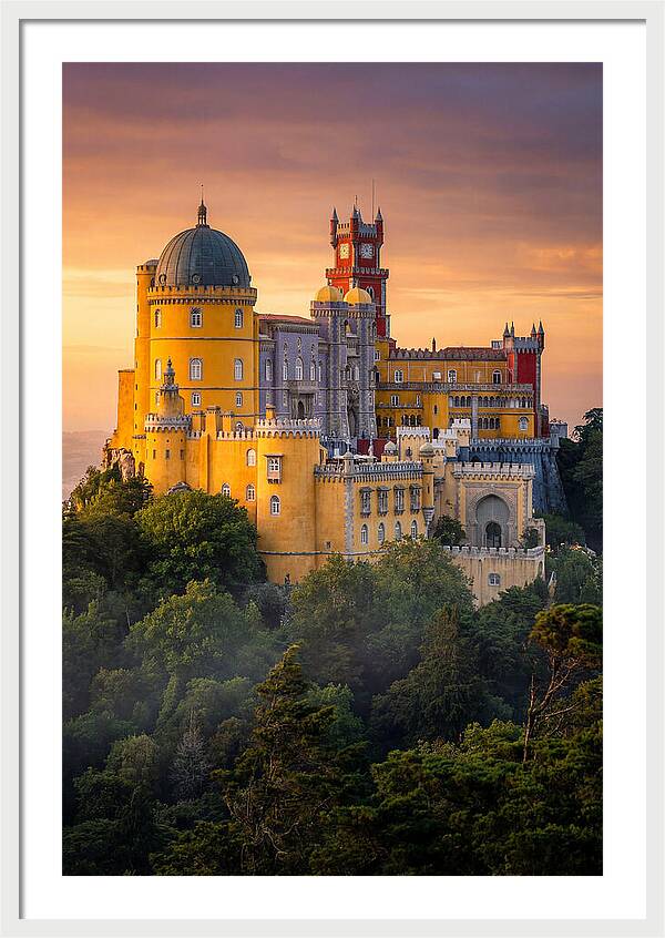 Pena Palace At Golden Hour