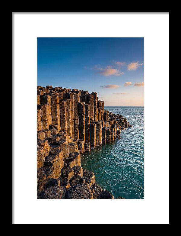 Penghu Basalt Columns At Golden Hour