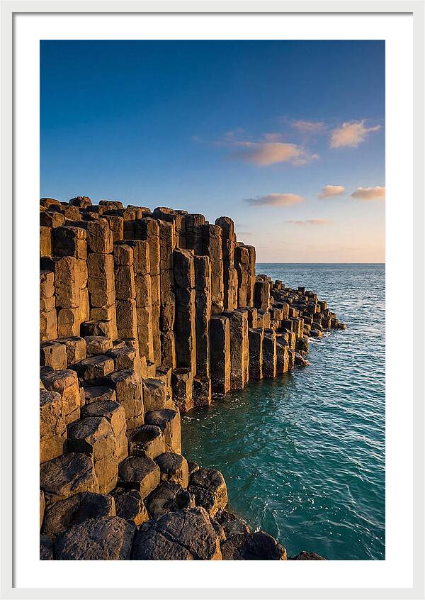 Penghu Basalt Columns At Golden Hour