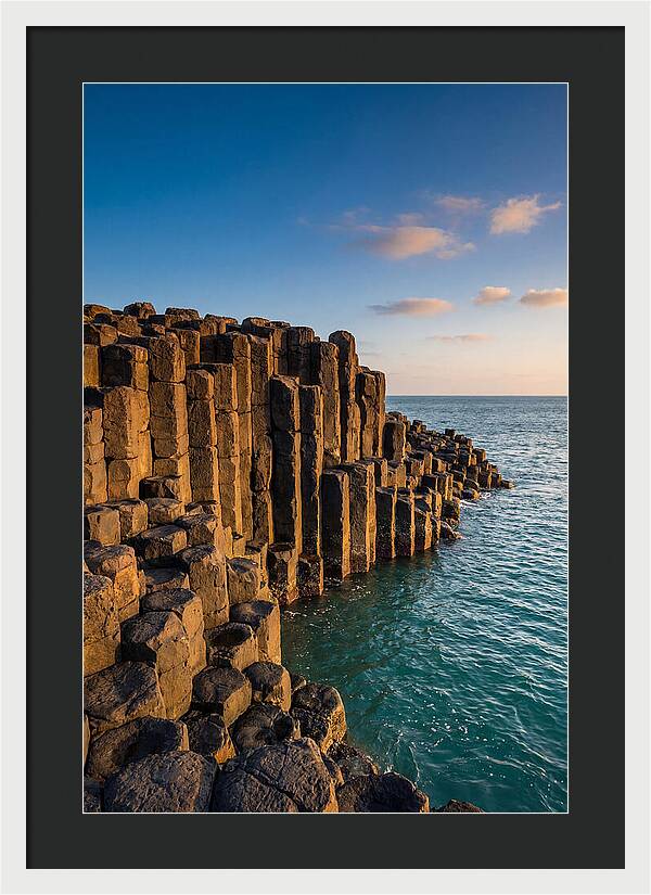 Penghu Basalt Columns At Golden Hour