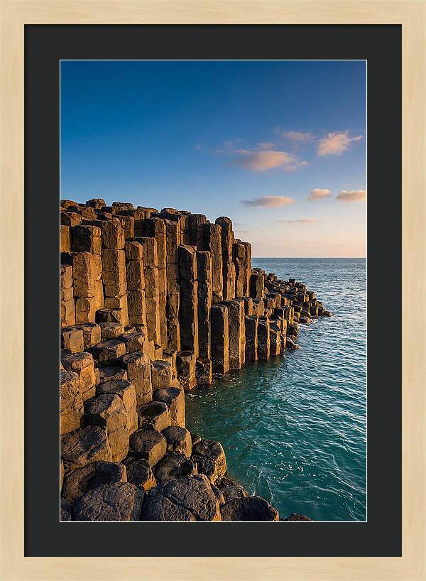 Penghu Basalt Columns At Golden Hour