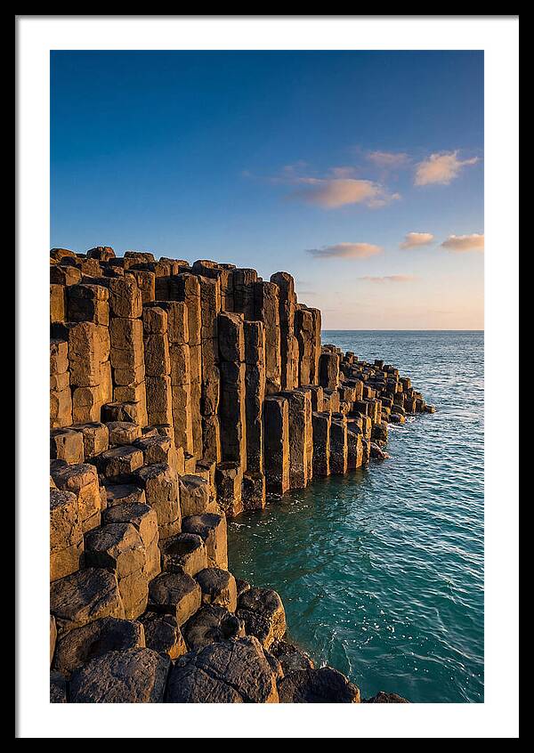 Penghu Basalt Columns At Golden Hour