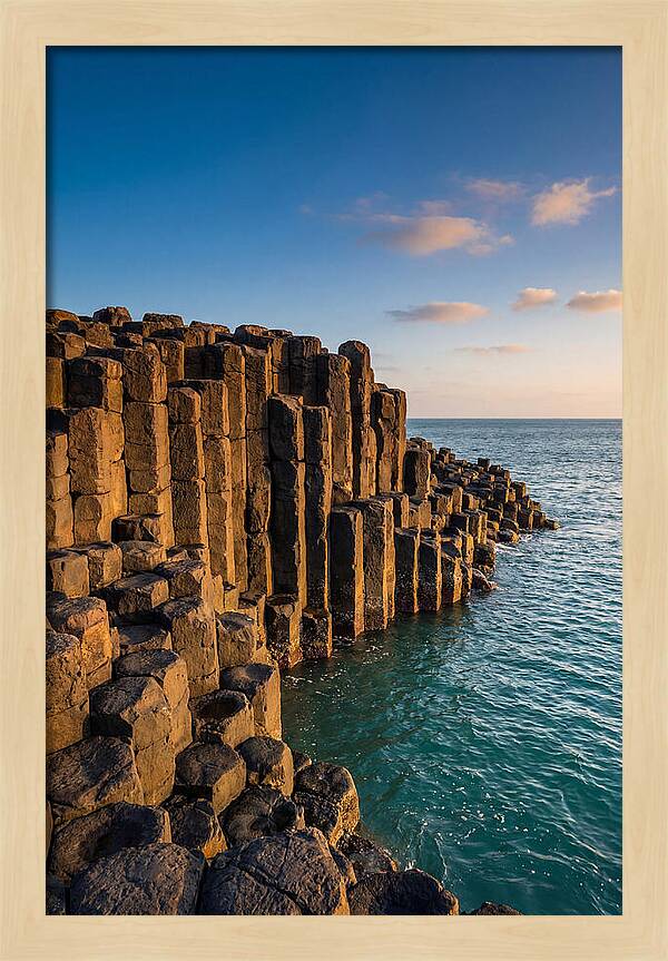Penghu Basalt Columns At Golden Hour