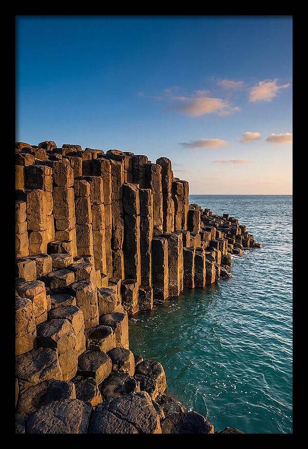 Penghu Basalt Columns At Golden Hour