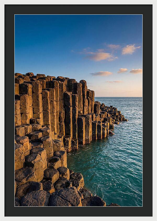 Penghu Basalt Columns At Golden Hour