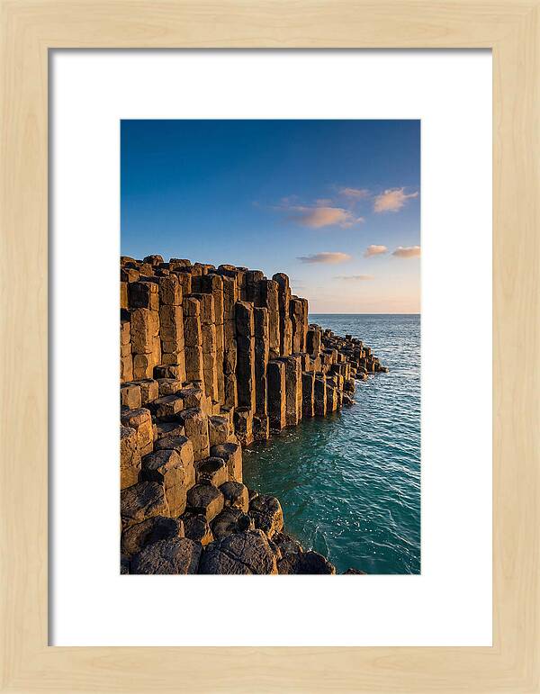 Penghu Basalt Columns At Golden Hour