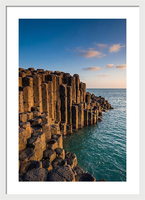 Penghu Basalt Columns At Golden Hour