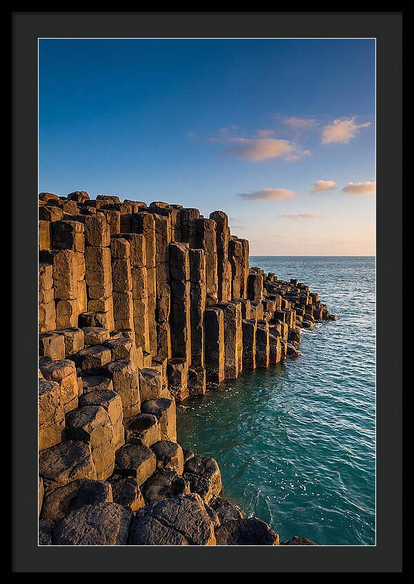 Penghu Basalt Columns At Golden Hour