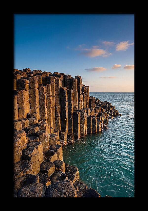 Penghu Basalt Columns At Golden Hour