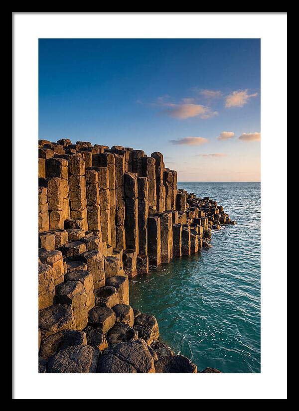 Penghu Basalt Columns At Golden Hour