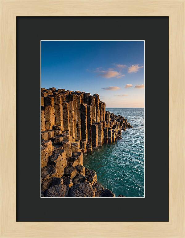 Penghu Basalt Columns At Golden Hour