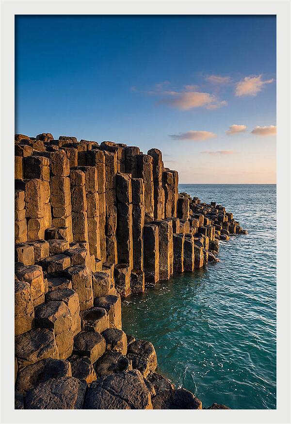 Penghu Basalt Columns At Golden Hour
