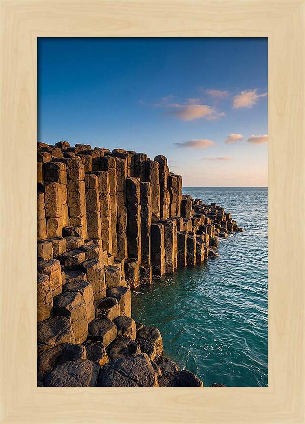 Penghu Basalt Columns At Golden Hour