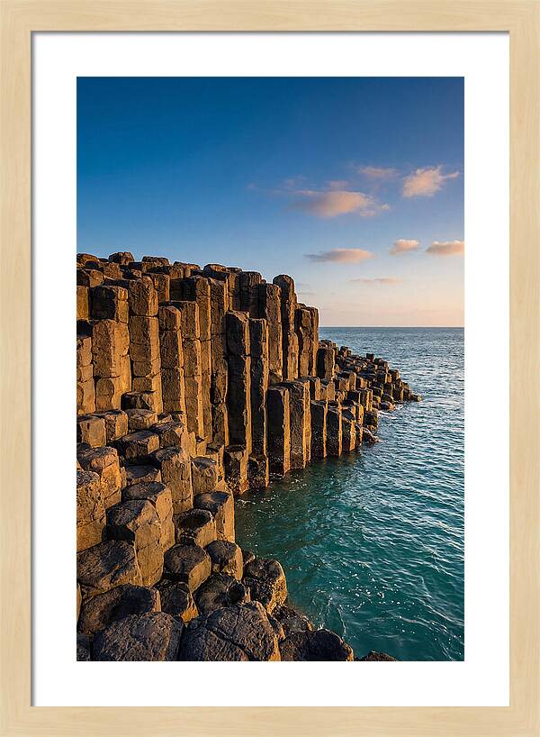 Penghu Basalt Columns At Golden Hour
