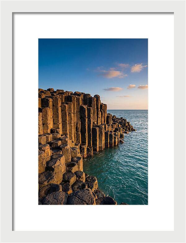 Penghu Basalt Columns At Golden Hour