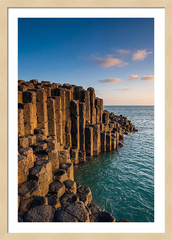 Penghu Basalt Columns At Golden Hour