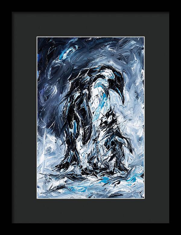 Penguin In Expressionist Style