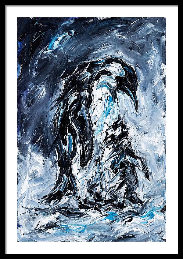 Penguin In Expressionist Style