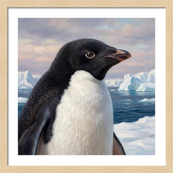 Penguin Portrait In Realism